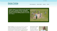 Desktop Screenshot of harman-training.com