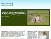 Tablet Screenshot of harman-training.com